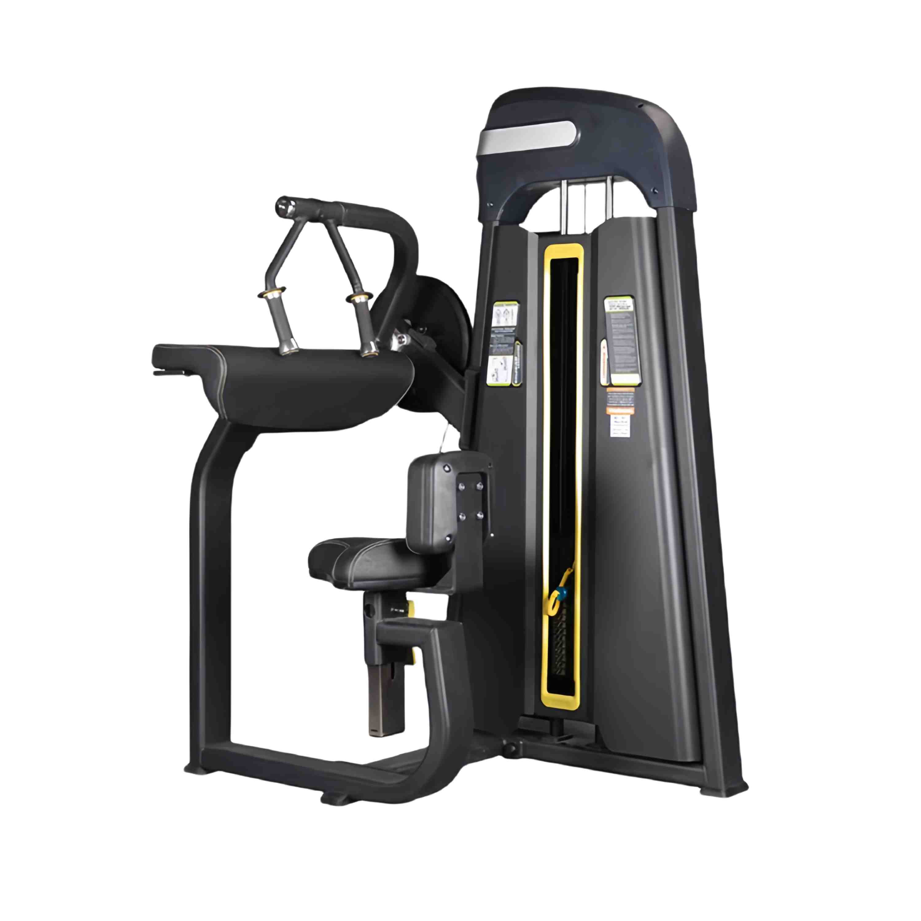 Máquina de extensión de tríceps selectorizada